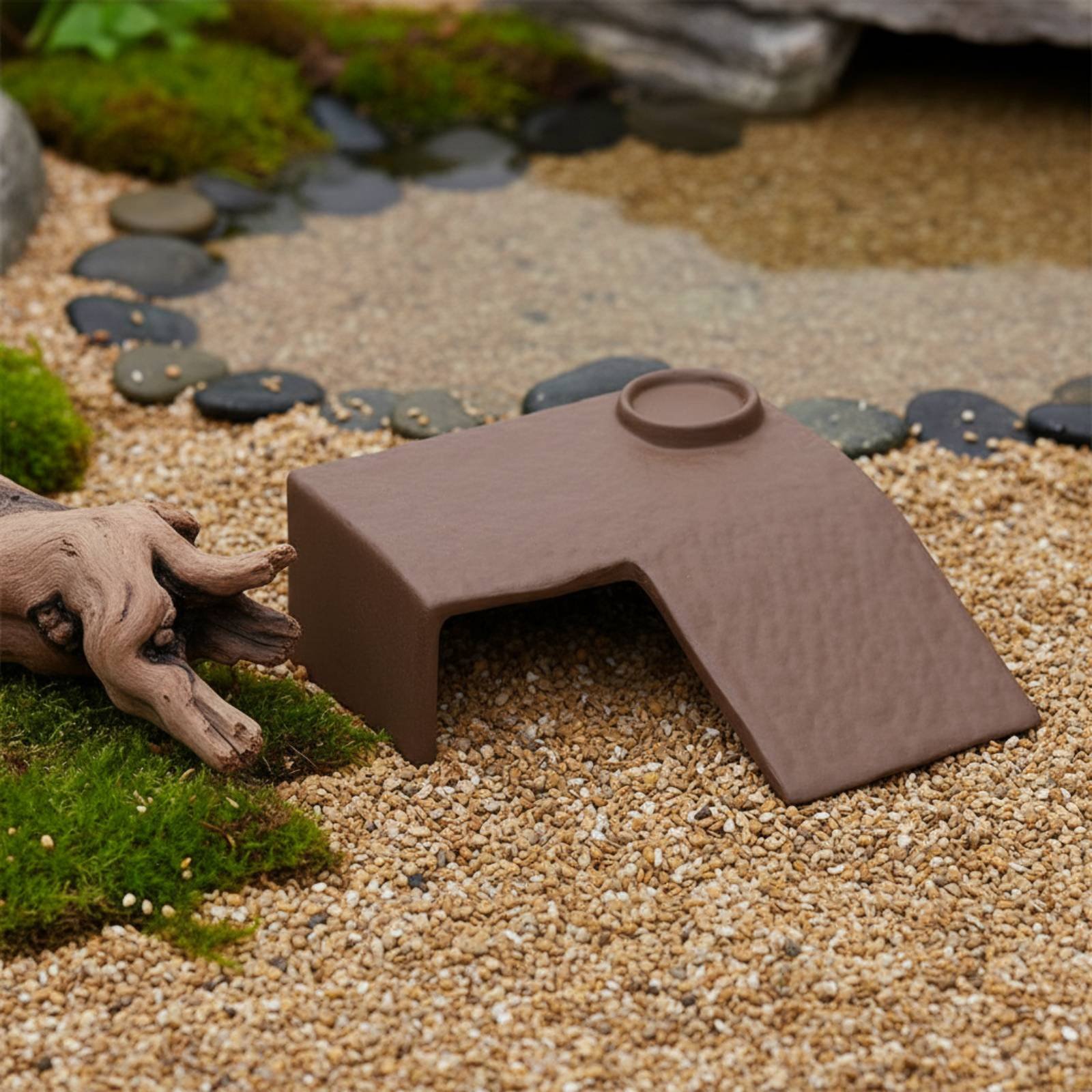 2 Pieces Turtle Basking Dock E - Hide Cave Ceramic incelemesi ve fiyatı
