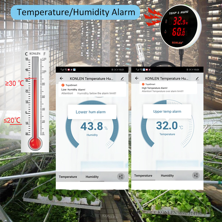 Tuya WIFI Temperature Humidity - Digital Hygrometer Probe incelemesi ve fiyatı