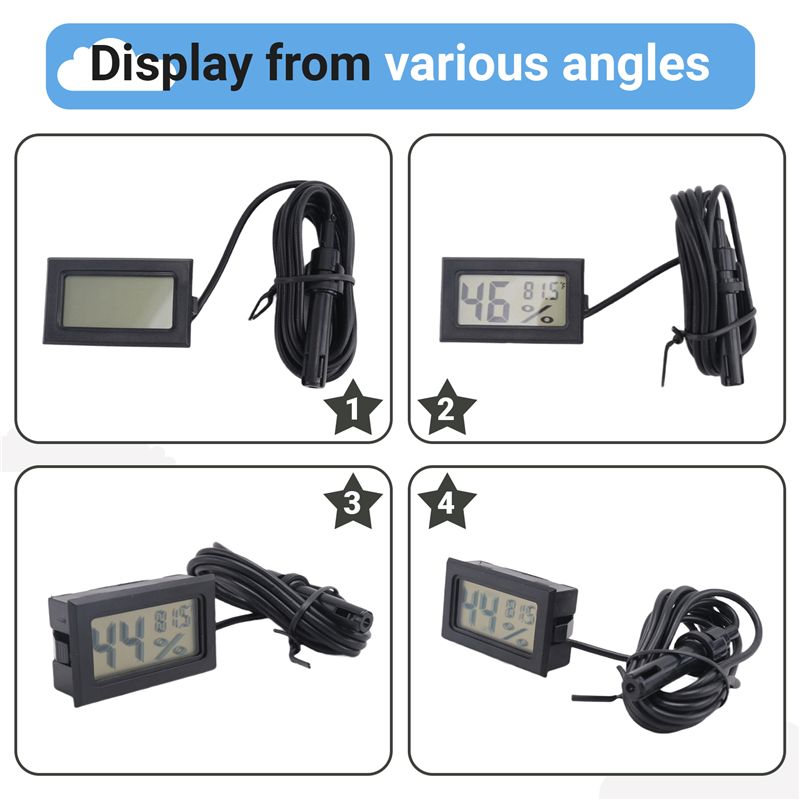 [NEW!A93G】 Digital Thermometer - Digital Hygrometer Probe incelemesi ve fiyatı