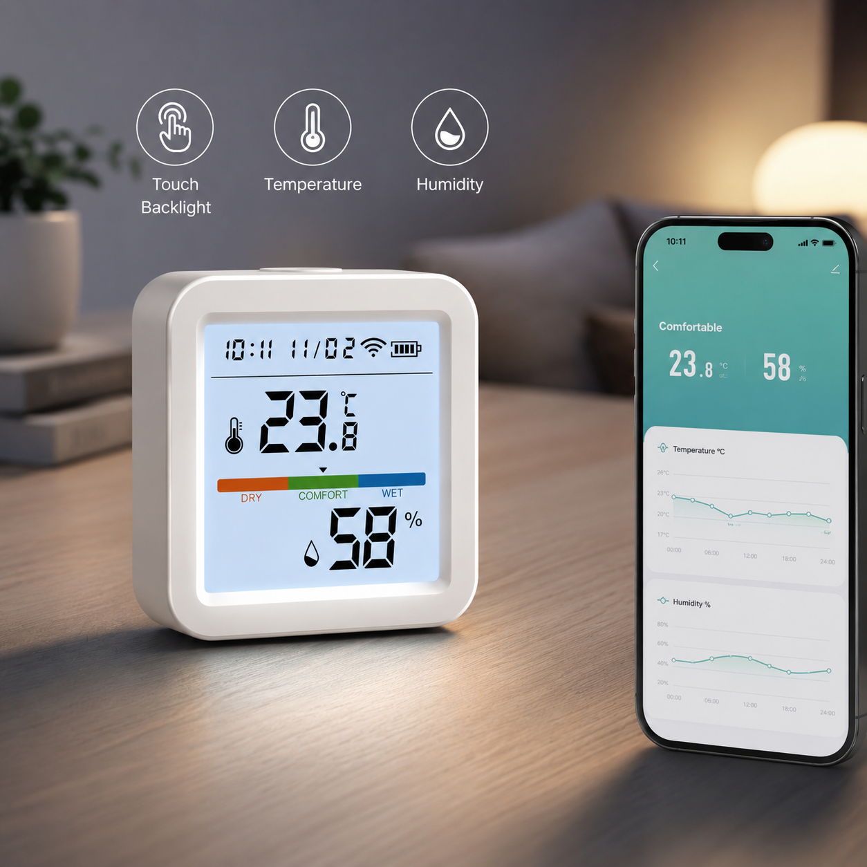 Tuya WiFi Temperature Humidity - Digital Hygrometer Probe incelemesi ve fiyatı