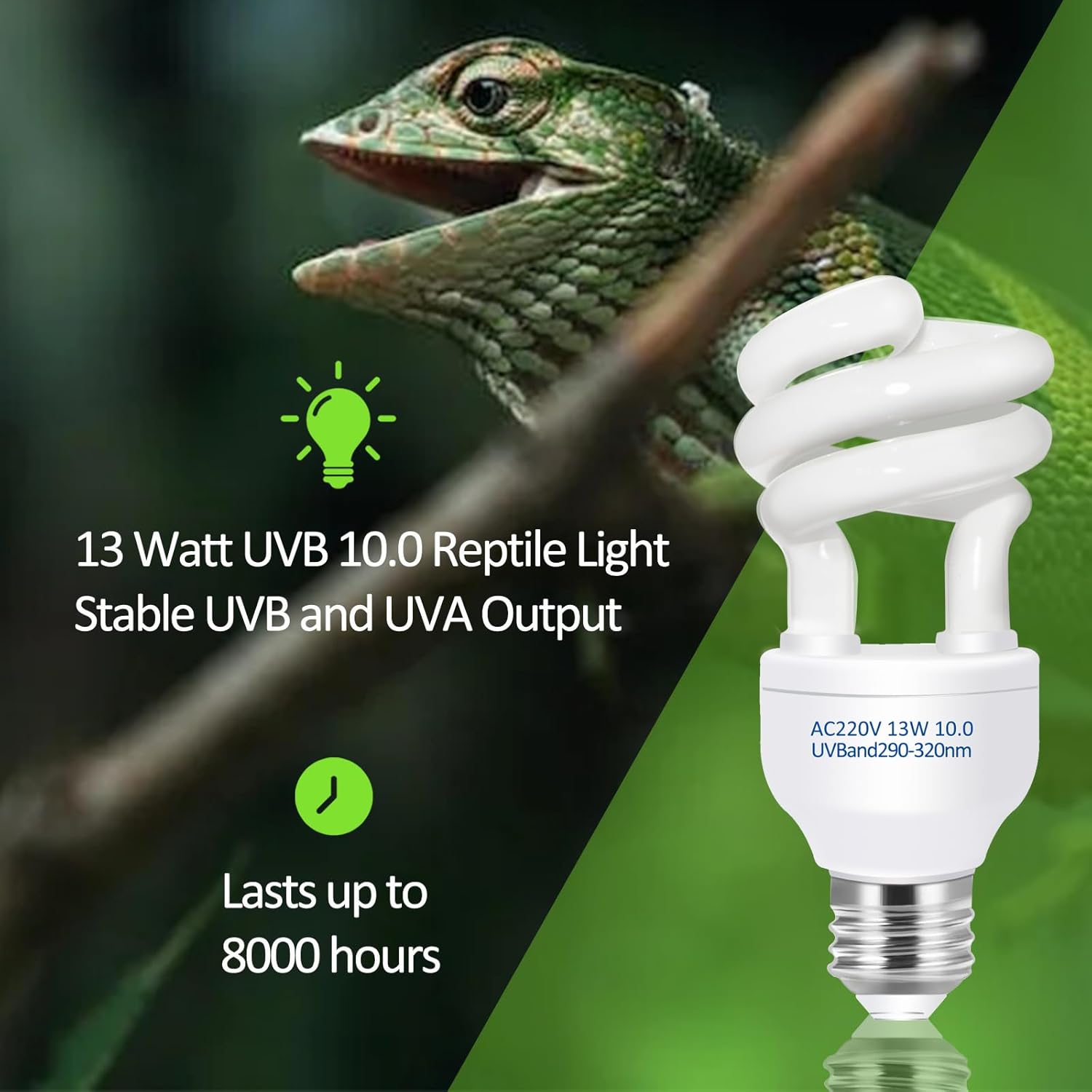 UVB 5.0 10.0 Reptile Heating L - Calcium Powder Reptile incelemesi ve fiyatı