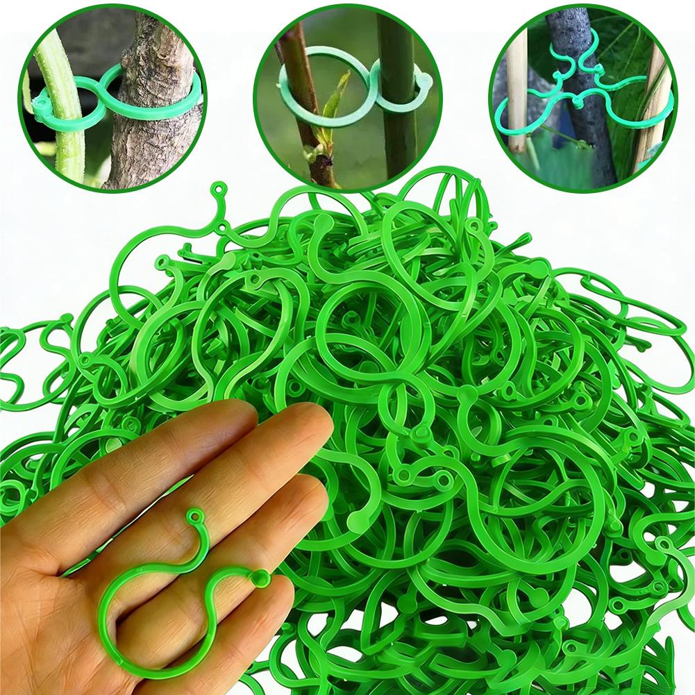 100 Pcs Plant Support Clips He - Vine Climbing Plastic incelemesi ve fiyatı