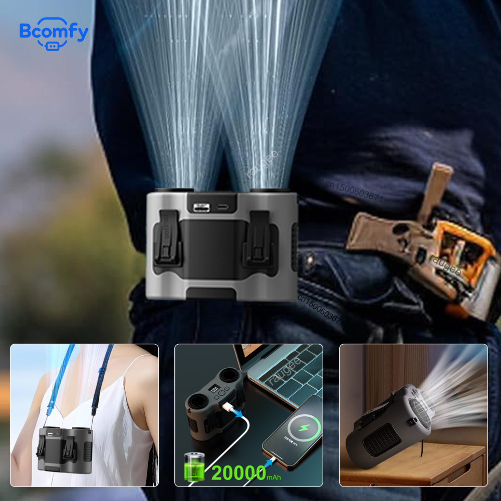 20000mAh Waist Fan Portable Ou - Timer Dual Outlet incelemesi ve fiyatı