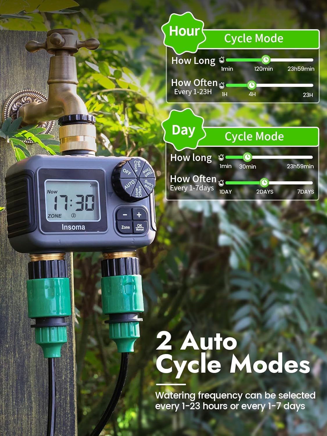 Dual Outlets Smart Irrigation  - Timer Dual Outlet incelemesi ve fiyatı