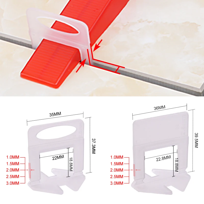 100pcs 1/1.5/2/2.5/3mm Ceramic - Ceramic Tile Floor incelemesi ve fiyatı