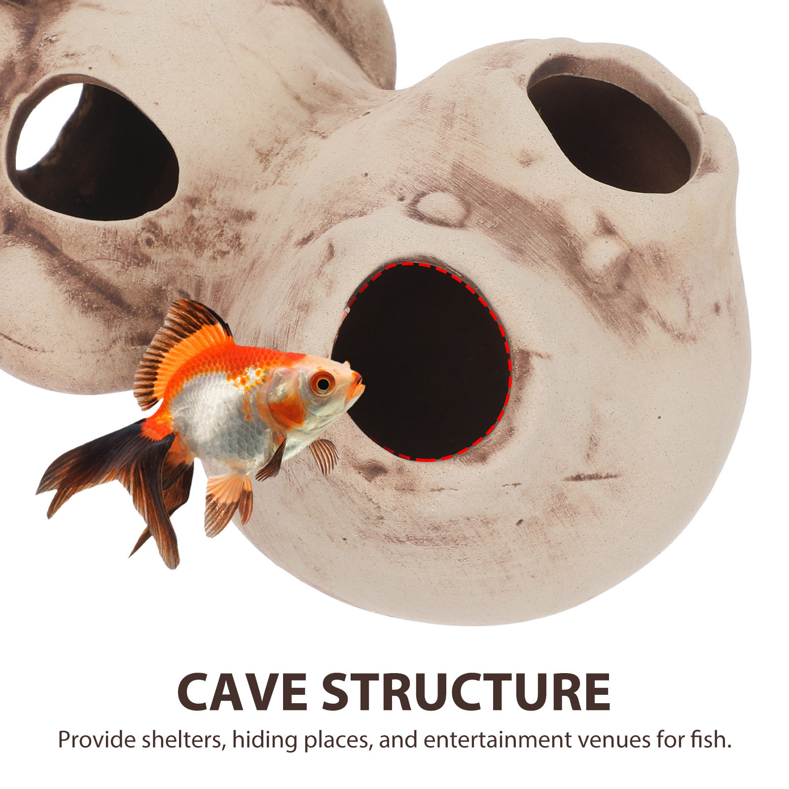Aquarium Shrimp Shelter House  - Hide Cave Ceramic incelemesi ve fiyatı