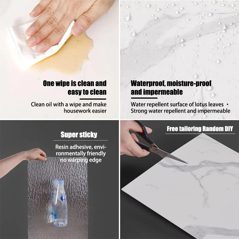 30cm*60cm Imitation Marble Til - Pvc Panel Background incelemesi ve fiyatı