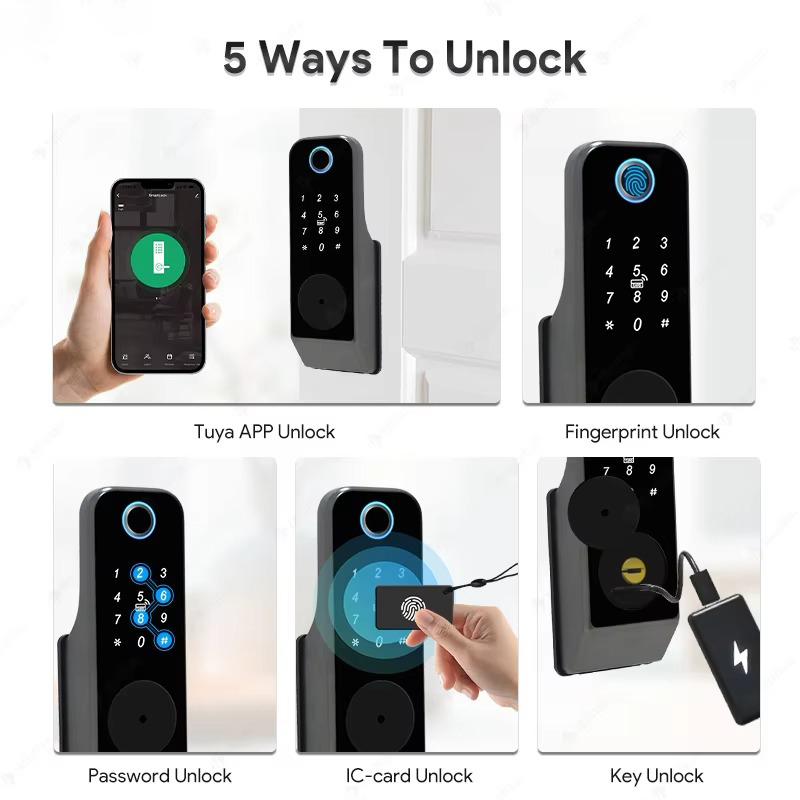 Waterproof Fingerprint Lock Tu - Glass Door Hinge incelemesi ve fiyatı