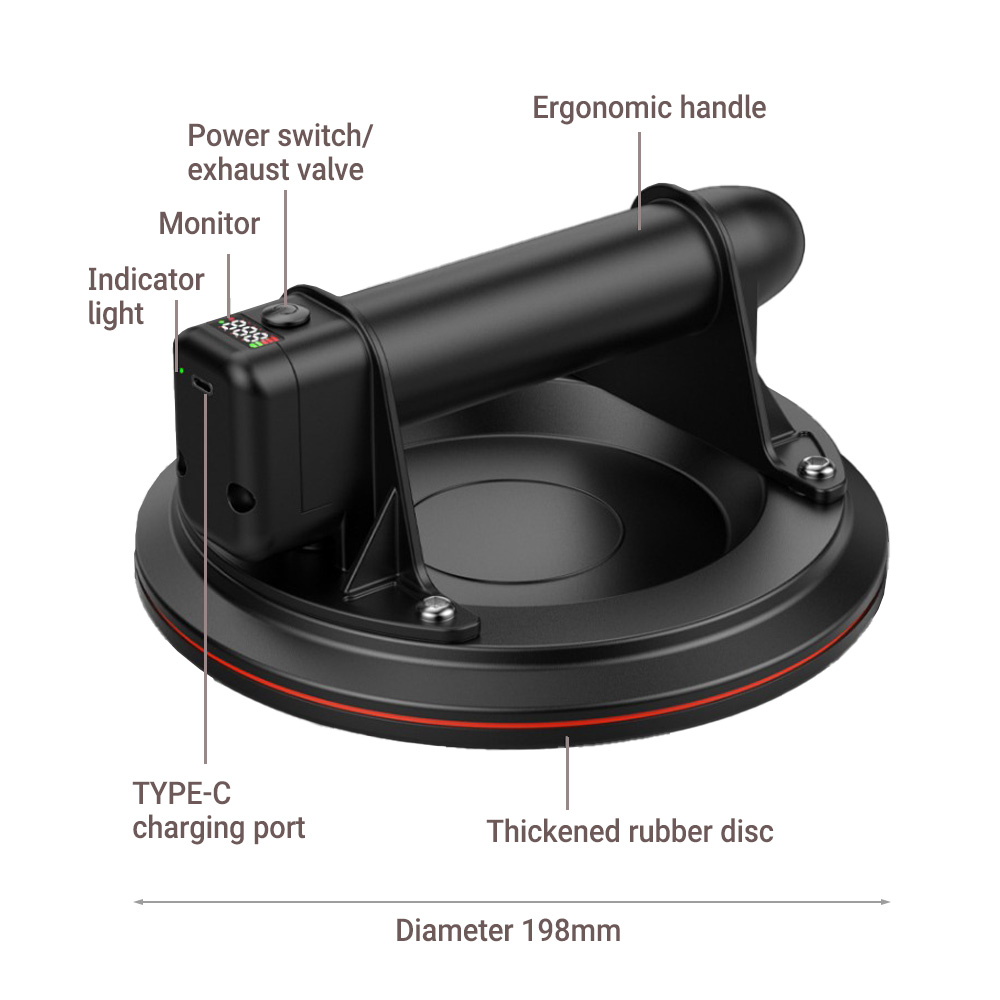 8Inch Electric Vacuum Suction  - Ceramic Tile Floor incelemesi ve fiyatı