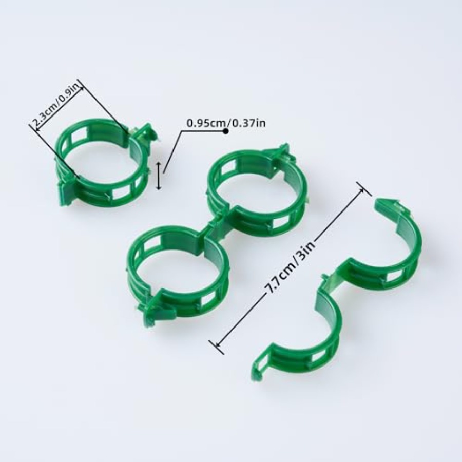 100 Pcs Plant Support Clips Pl - Vine Climbing Plastic incelemesi ve fiyatı