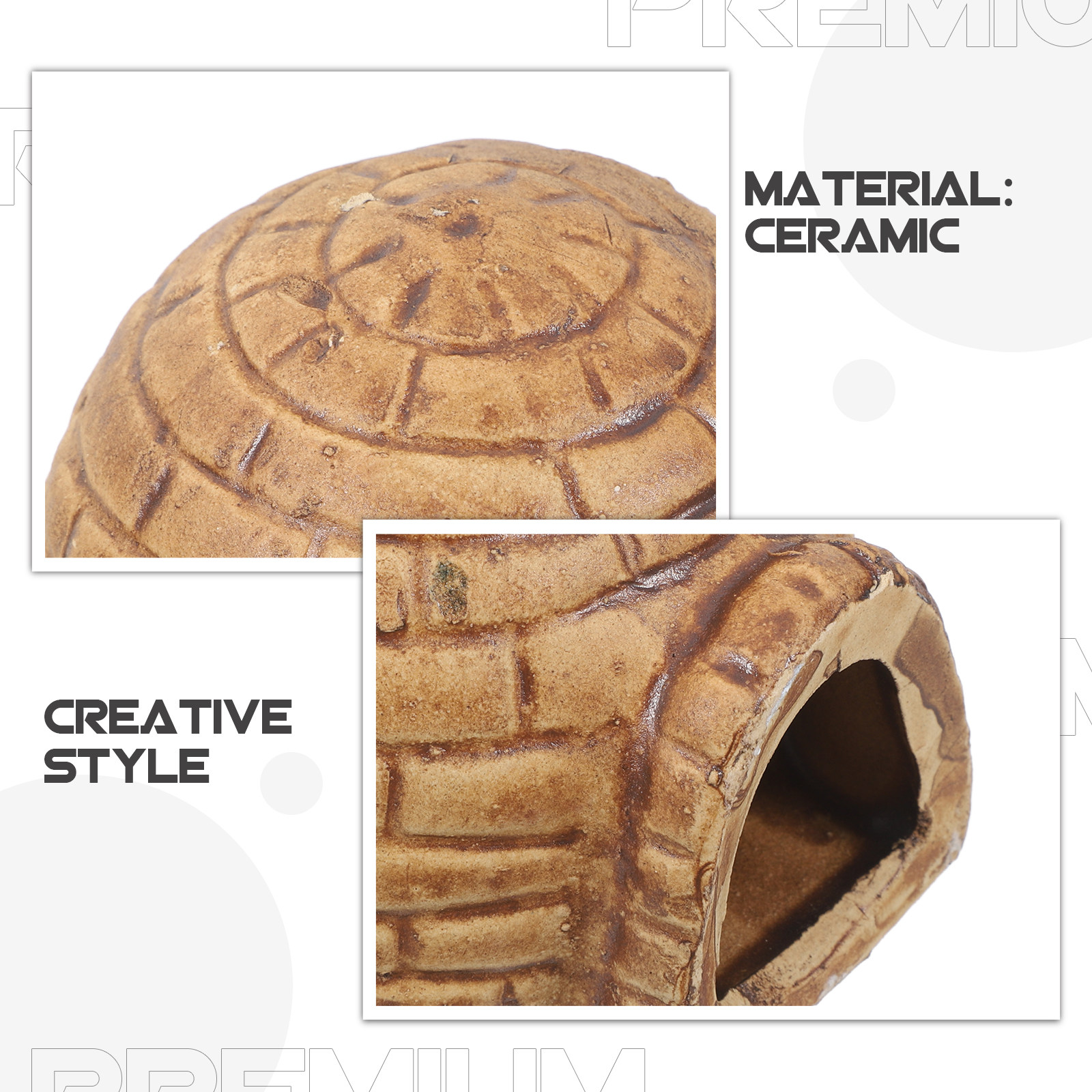 Pleco Caves Aquarium Fish Tank - Hide Cave Ceramic incelemesi ve fiyatı