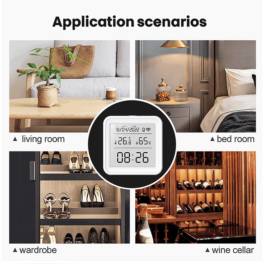 Tuya WIFI Temperature Humidity - Digital Hygrometer Probe incelemesi ve fiyatı