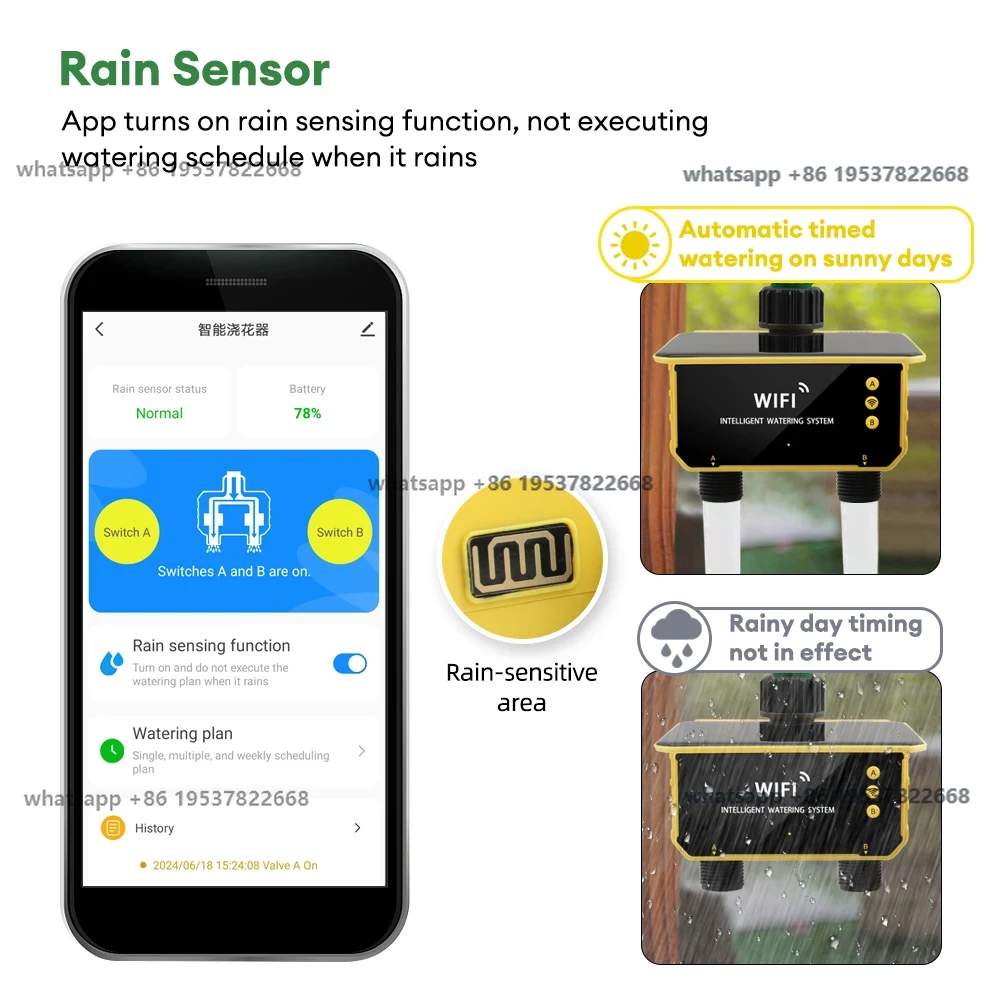 WiFi Solar Timer Dual Water Va - Timer Dual Outlet incelemesi ve fiyatı