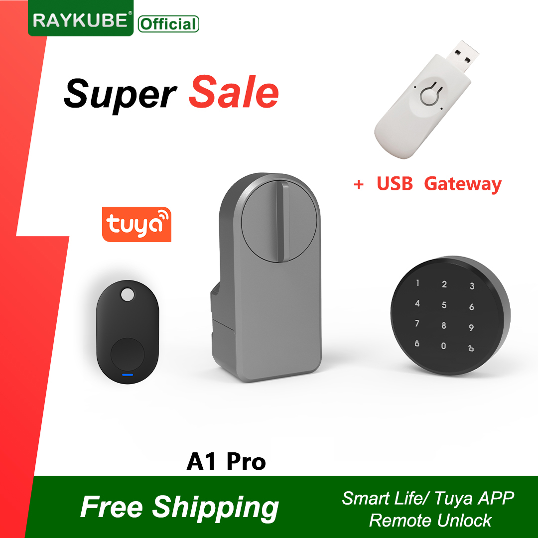 RAYKUBE A1 Pro Tuya BEL Smart  - Glass Door Hinge incelemesi ve fiyatı