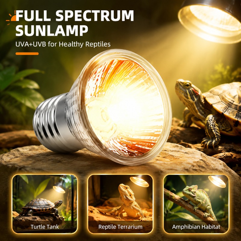 Multi-use Pet Basking Heat Lam - Calcium Powder Reptile incelemesi ve fiyatı