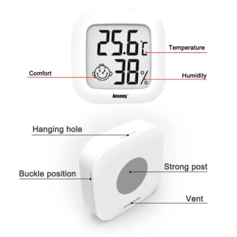 LCD Digital Thermometer Hygrom - Digital Hygrometer Probe incelemesi ve fiyatı