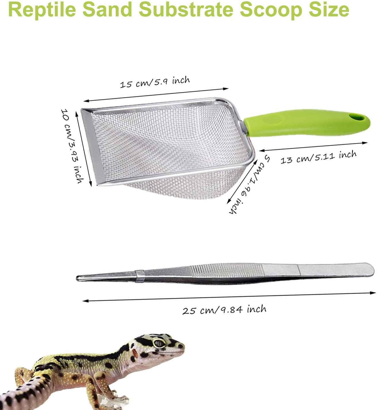 Reptile Sand Scoop Set - Fine  - Feeding Tong Stainless incelemesi ve fiyatı