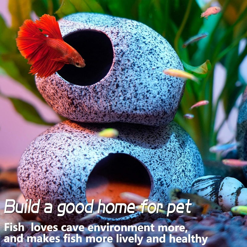 Aquarium Decorations Cave Fish - Hide Cave Ceramic incelemesi ve fiyatı