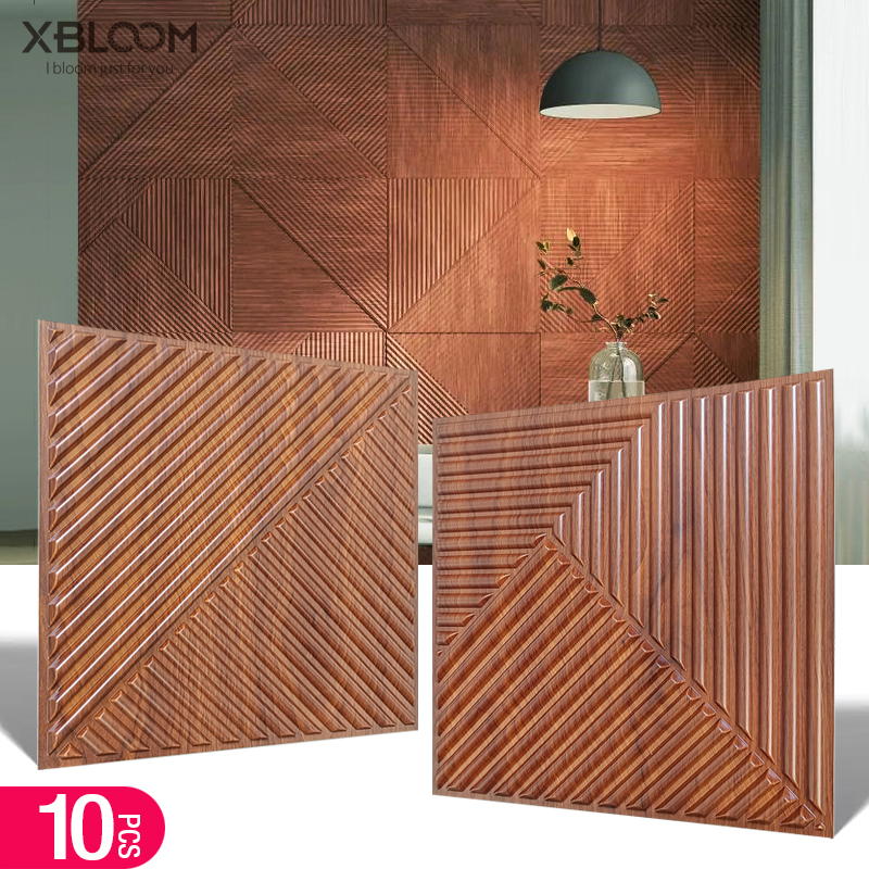 10pcs 30x30cm 3D Art Wall Pane - Pvc Panel Background incelemesi ve fiyatı