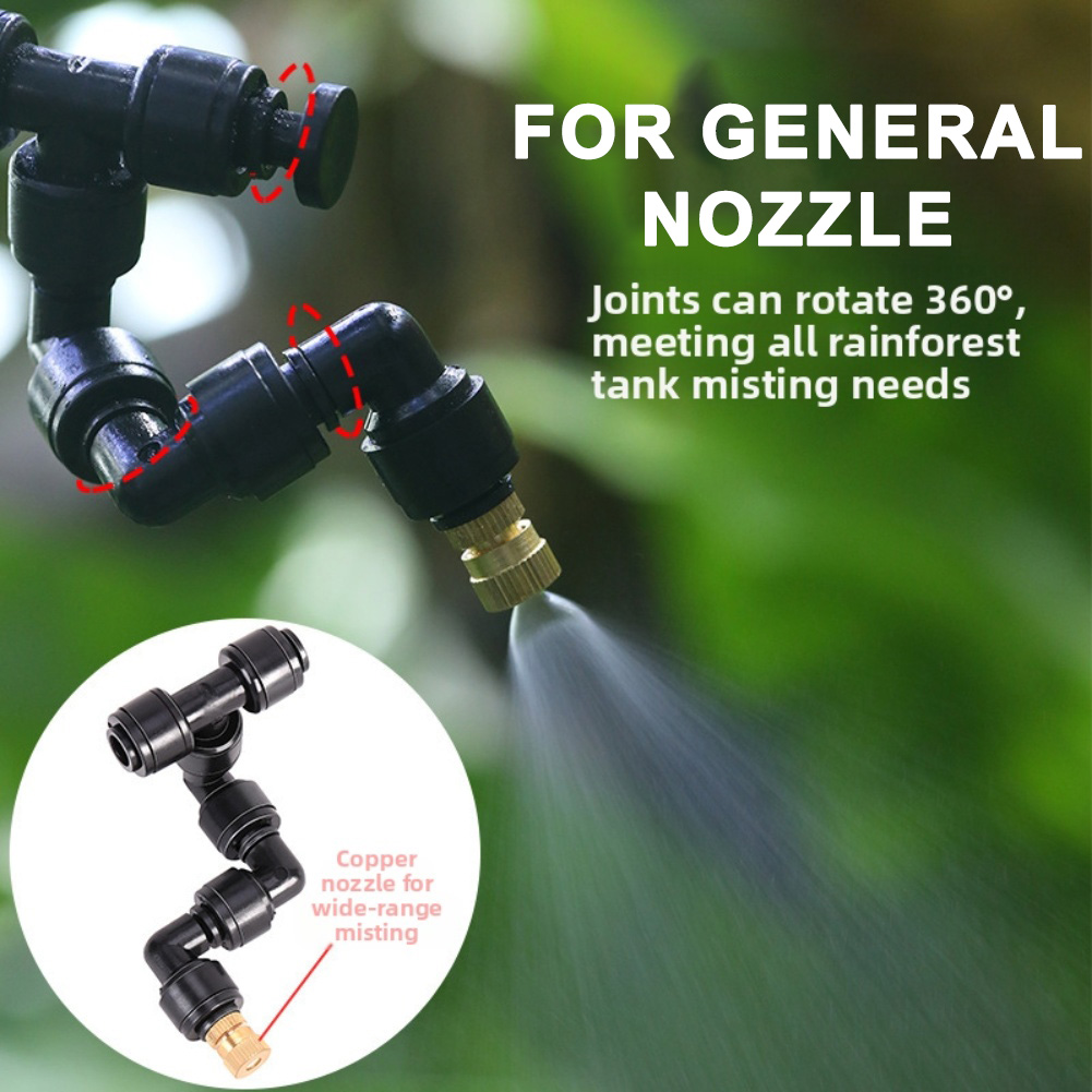2 PCS Black Atomizing Nozzle 3 - Misting Nozzle Reptile incelemesi ve fiyatı