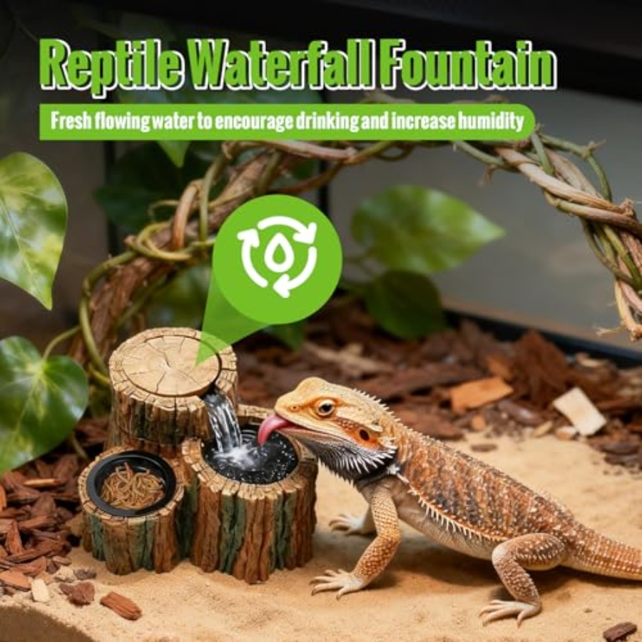 2 in 1 Reptile Water Fountain  - Water Dish Reptile incelemesi ve fiyatı
